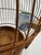 Asian 1980's Asian Bamboo Birdcage With Ceramic Feeders For Sale - Image 3 of 10