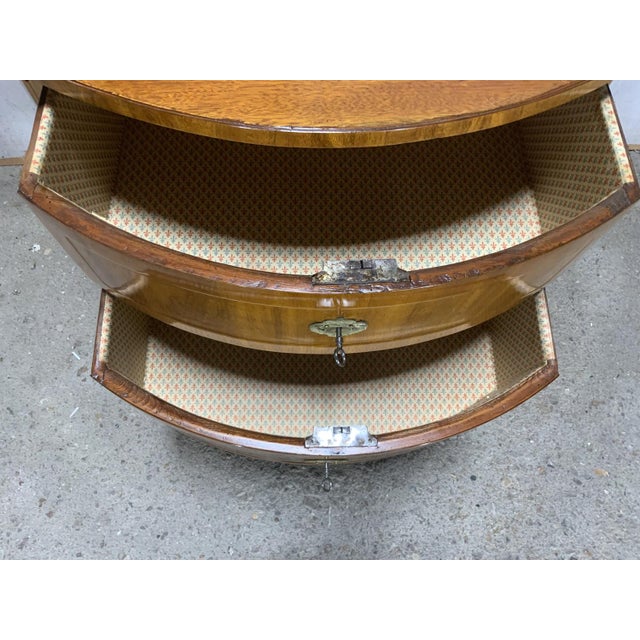 Demi Lune Chest of Drawers in Mahogany, 1810 For Sale - Image 13 of 14