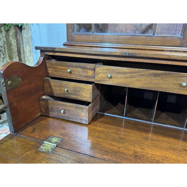 19th Century Victorian Mahogany Writing Desk For Sale - Image 6 of 18