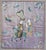Chinese 19th Century Chinese Fine Silk Embroidered Panel With Figures on Purple Ground For Sale - Image 3 of 16