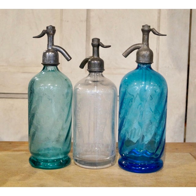 Vintage French Soda Syphons, 1930s, Set of 3 For Sale - Image 10 of 10