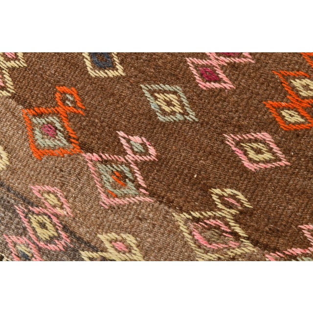 Vintage Kilim Runner Rug For Sale - Image 5 of 11