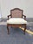 Antique Louis XV Style Walnut Cane Seat and Back Armchair With Cushion For Sale - Image 9 of 10