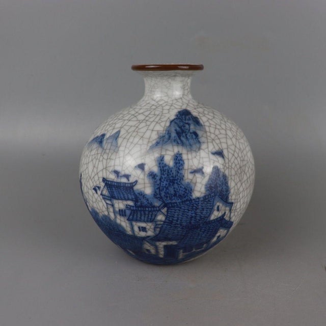 Dimensions: Height 16.5cm (6.50") x Body Diameter 14.5cm (5.71") x Mouth Diameter 6cm (2.36") Material: Glazed Porcelain,...