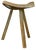 Rustic Spruce Wood Stool For Sale