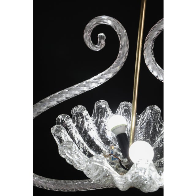 Charming Art Deco Pendant Chandelier by Ercole Barovier, 1940s For Sale - Image 14 of 14