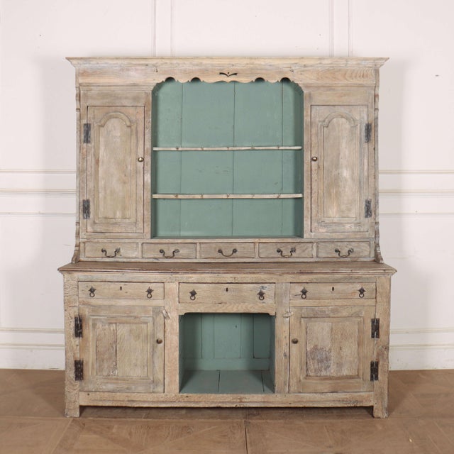 English Bleached Oak Dresser For Sale - Image 14 of 14