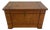 Vintage Small Table Top Chest Trunk Wooden Box With Inlay Trim For Sale
