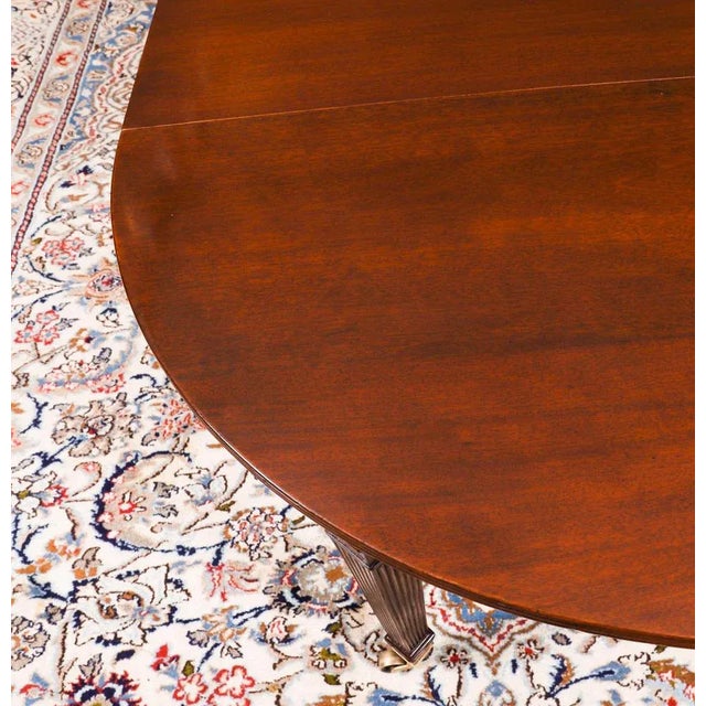 Victorian Flame Mahogany Extending Dining Table, 1890s For Sale - Image 12 of 18