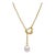 Tiffany & Co. Elsa Peretti 18k Yellow Gold Open Heart Lariat Necklace 18.5" For Sale