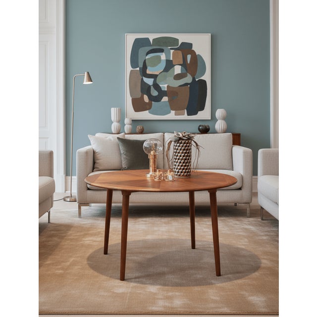 1970s Round Coffee Table in Teak by H. W. Klein for Bramin Møbler, 1960s For Sale - Image 5 of 9