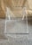 Vintage Mid-Century Modern Style Lucite Acrylic Magazine Rack. For Sale - Image 4 of 5