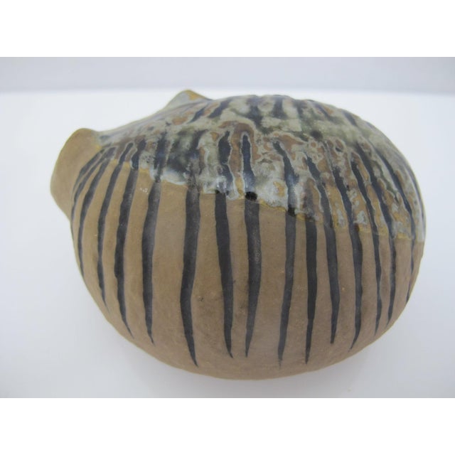 Mid 20th Century Lisa Larson Lilla Zoo Series Cat Loaf Stoneware Gustavsberg Sweden Figurine For Sale - Image 5 of 10