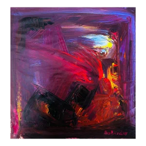 The Storm by Erik Sulander, Acrylic Painting on Paper