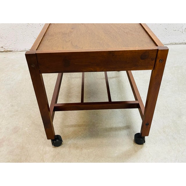 Vintage 1960s Rolling Utility Cart For Sale In Boston - Image 6 of 7