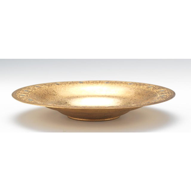 Tiffany Studios Tiffany Studios Dore Bronze Bowl With Mother of Pearl For Sale - Image 4 of 10