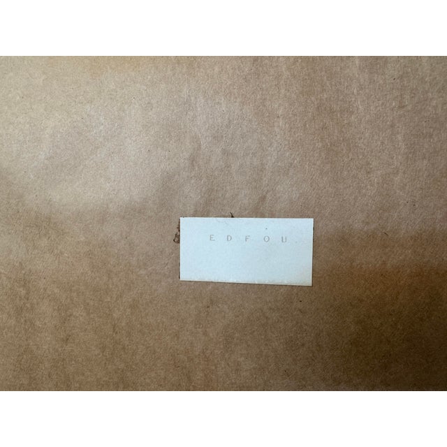 David Roberts “Temple of Edfou (Edfu), Egypt” Hand-Tinted Lithograph, 1849 For Sale In Palm Springs - Image 6 of 7