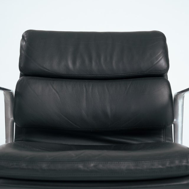 Brown Brown EW418 Softpad Desk Chair by Charles and Ray Eames for Herman Miller For Sale - Image 8 of 18