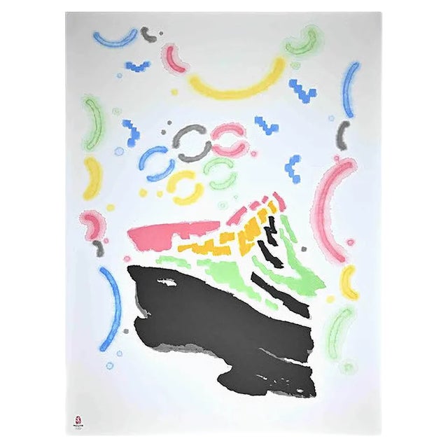Mu Liu, The Lucky Cloud, Original Lithograph, 2008 For Sale