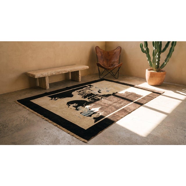 1920s Chinese Art Deco Carpet by Fette-Li Workshop For Sale - Image 10 of 12