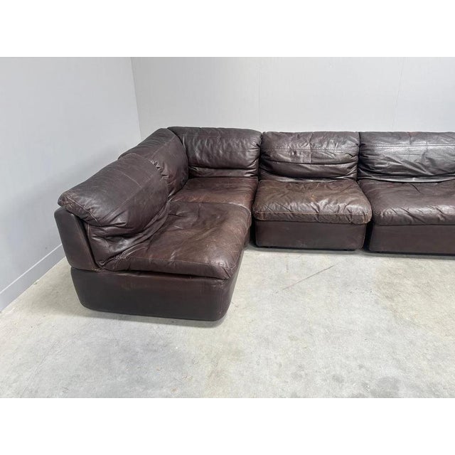 Large Modular Sofa from Rolf Benz, 1970s, Set of 7 For Sale - Image 6 of 18