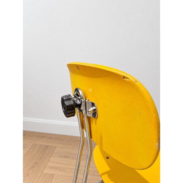 Vintage Bauhaus Work Stool, 1970s For Sale - Image 9 of 10