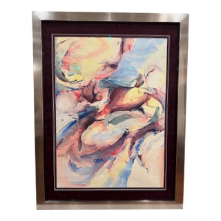 Original Katherine Belling Symphony Watercolor Painting For Sale