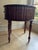 Theodore Alexander Theodore Alexander Hand-Carved Vintage Wooden Drum Book Table For Sale - Image 4 of 14