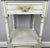 Metal Antique French Oak Bedside Table with Marble Top For Sale - Image 7 of 14