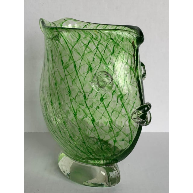 Vintage Murano Clear Art Glass Fish Shaped Vase Chairish