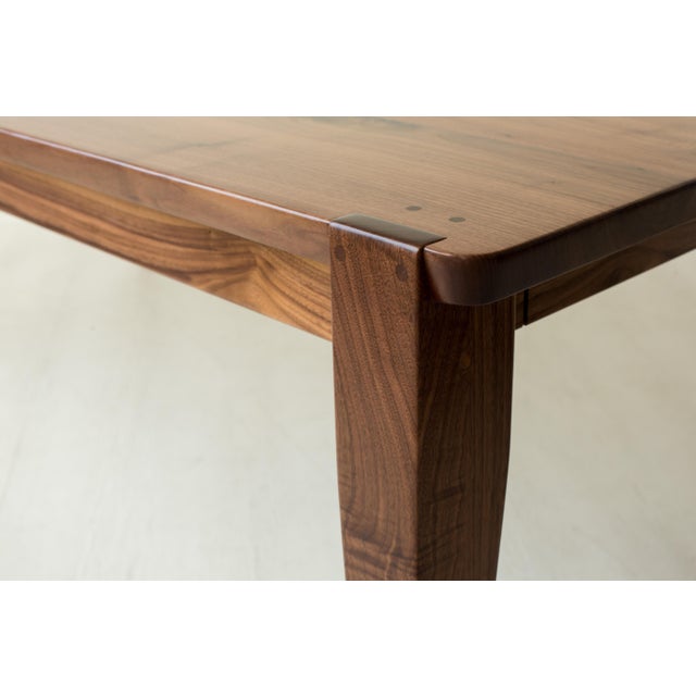 Oslo Extension Dining Table in Walnut by Studio Moe For Sale - Image 4 of 4