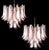 1970s Italian Pink and White Murano Petals Chandelier, Murano For Sale - Image 5 of 15