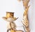 Vintage Italian Gilt Tole & White Roses Candle Sconce For Sale In Houston - Image 6 of 8