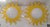 Vintage Ceiling Lamps with Plastic Mounting, Metal Frame and Glass Shade, 2000s, Set of 2 For Sale - Image 6 of 7
