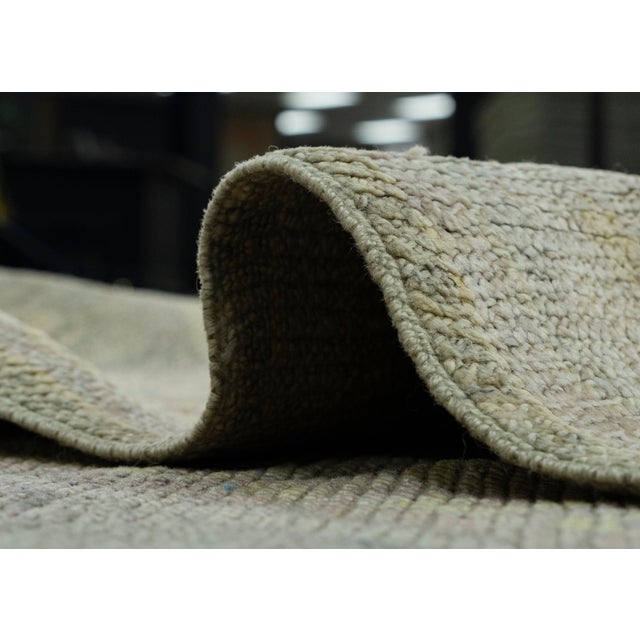 Brown Turkish Oushak Rug 9' x 13'2" #18646 For Sale - Image 8 of 8