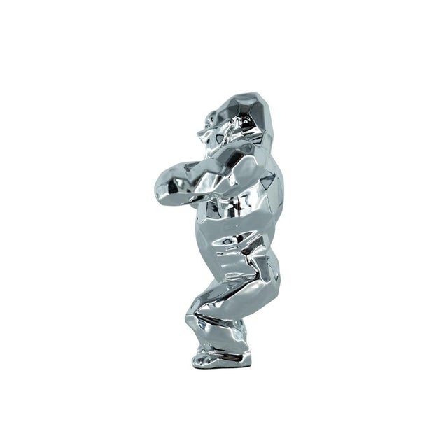 Silver Kong Christmas from Richard Orlinski For Sale - Image 4 of 10