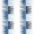 Schumacher Sunburst Stripe Embroidery Fabric, Blue For Sale