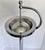 Here is a fabulous vintage sculptural chrome floor ashtray, featuring a streamlined Mid-Century Modern design with a...
