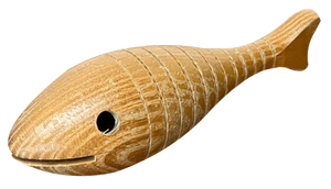 Bauhaus Urfisch Fish Rattle by Hugo Kükelhaus for Hohenfried Werkstätten, 1940s