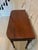 Wood George III Mahogany Reeded Legs Fold Over Top Hall Card Console Table by Gillows, 1780 For Sale - Image 7 of 13