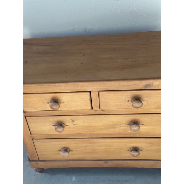 Antique Pine Two Over Two Drawers - Chest of Drawers From England For Sale - Image 6 of 18