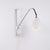 Bestlite BL6 Wall Lamp in Chrome and White by Robert Dudley Best for Gubi For Sale - Image 4 of 10
