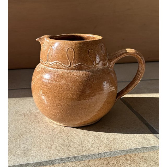 Modernist Studio Ceramic Art Jug Vase from Helma Klett, Germany, 1950s For Sale - Image 4 of 13