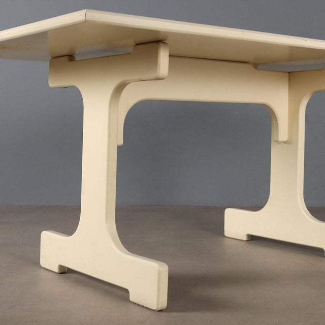 Vintage Table in Lacquered Wood, 1960s For Sale - Image 3 of 10