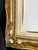 Vintage Classic Gold Gilt Style Wood Ornate Baroque/Rococo Style Frame Featuring a Built-in Linen Liner With Fillet Excellent Condition For Sale - Image 17 of 18