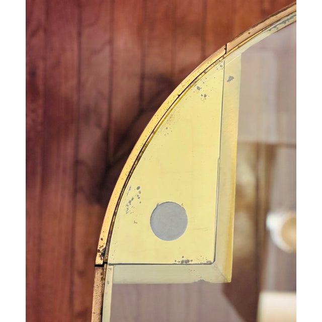 1970s 1980s Monumental ‘Banker’ Coffee Table in Polished Brass and Glass Attributed to Karl Springer For Sale - Image 5 of 10