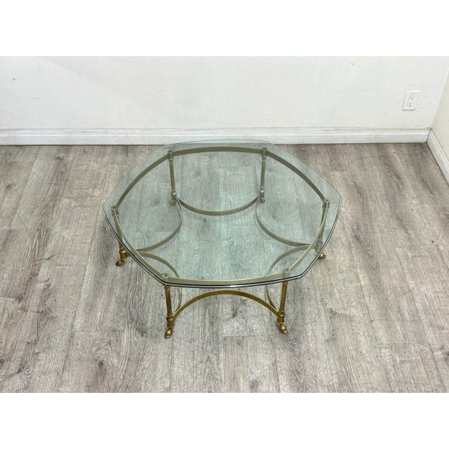 Hollywood Regency Coffee Table For Sale - Image 4 of 9