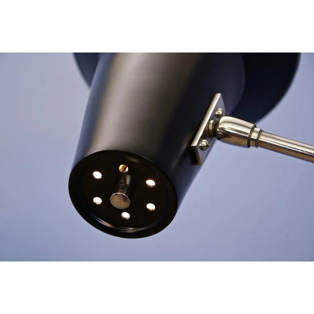 Black Dutch Wall Lamp by Willem Hagoort for Hagoort Lighting, 1960s For Sale - Image 8 of 12