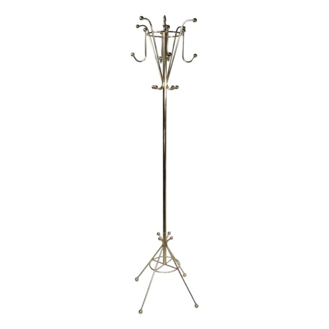 Mid 20th Century Hollywood Regency Coat Rack Stand For Sale