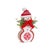 Bring festive charm to your holiday setting with this delightful set of Nordic Snowman Figurines. Crafted from durable...